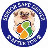 カーサイン 高齢者マーク SENIOR SAFE DRIVER ペキニーズ ステッカー シール 直径13cm 肉球 日本製 車
