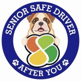 カーサイン 高齢者マーク SENIOR SAFE DRIVER ブルドッグ ステッカー シール 直径13cm 肉球 日本製 車