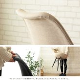 ダイニング家具 ダイニングチェア おしゃれ イームズ シェルチェア 単品販売 リプロダクト チェア イス 椅子 ファブリック 布地 デスクチェア テレワーク 在宅 ダイニング オフィス カフェ シンプル 北欧 レトロ ブラック/アイボリー デザインチェア
