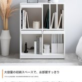 推し活 棚 推し活収納 キャビネット 本 チェスト ディスプレイラック ラック サイドボード シェルフ ブックシェルフ 書 Ritari リタリ キャスター付き 収納 フラップ扉 扉付き レコード 雑誌 かわいい 木目 リビング コンパクト 新生活
