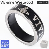 ヴィヴィアンウエストウッド Vivienne Westwood リング 指輪 Mサイズ(日本サイズ13-14号) CONDUT STREET レディース シルバー ブラック 6404017G01P107 FJ107 M ジュエリー 送別会 誕生日 結婚祝い 結婚式 彼氏 息子 夫 男性 高級 父の日 母の日【スペシャルラッピング660円(別売り)】 即日発送 彼氏 財布 バレンタイン