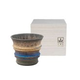角山窯 彩輪 焼酎カップ 美濃焼 日本製 焼酎グラス フリーカップ タンブラー 酒器 陶器 晩酌 父の日 内祝い 結婚祝い お祝い ギフト 〈06711〉 M-mode