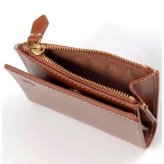 ベリーズヨーク　BELLIES YORK　コンパクト財布　二つ折り財布　BYTM1882BR　ブラウン　茶色　ベジタブルタンニン　イタリアンレザー　牛革　”エイジングを楽しむ革小物”