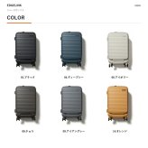 EDGELINK クルーズボックス スーツケース 32-39L キャリーケース 大容量 拡張 出張 旅行 使いやすい レディース メンズ ギフト プレゼント ブラック 05805