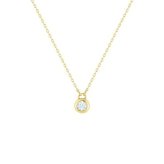 【無料ラッピング】  ヨンドシー 4℃ EAU DOUCE４℃ K10イエローゴールド ネックレス 一粒 アクアマリン ブランド 正規品 新品 ギフト プレゼント 人気 おすすめ 誕生日 記念日 クリスマス 送料無料