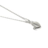 ハートネックレス シルバー925 【刻印無料】 ハート ネックレス ペンダント レディース プチペンダント 小さめ シルバーアクセサリー シルバーアクセ クリスマス 誕生日 プレゼント 女性 ハンドメイド 手作り 彫金 ジュエリーボックス 箱 Grand Galleria グランドガレリア