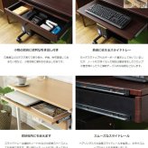 デスク チェア パソコン ハイタイプ 幅75cm 棚付き 引き出し キャスター付き 収納 テレワーク 在宅 ルーター プリンター 置き ワーク PC 書斎机 勉強机 大人 オフィス 省スペース おしゃれ 北欧 ブラウン ナチュラル iwp-65 新生活