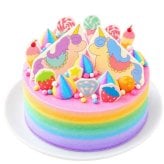 【 カラフルユニコーン 】 予約  ケーキ スイーツ プレゼント ギフト サプライズ 可愛い 子供 おすすめ お取り寄せ クリスマスプレゼント お菓子 手作り カラフル かわいい バースデーケーキ
