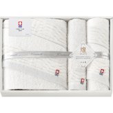 【直送】今治 きらめき バス フェイス ハンドタオルセット [26-7539-063] IMT8500 今治タオル タオルセット 綿100% 日本製 ギフト 内祝い 出産内祝い 快気祝い お返し 贈り物 プレゼント
