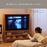 テレビ台 テレビボード キャスター付き TVスタンドシェルフ 【Trev-トレヴ-】 新生活