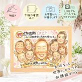 退職祝い ギフト 似顔絵 プレゼント 贈り物 手描き 名入れ 退職 送別会 定年退職 定年 記念 お祝い 大人数 お母さん 先輩 上司 お父さん 修正無料 名入れ 下書き確認 宝物 かわいい 似てる 喜ばれる 思い出 定年退職 退職ギフト 送別会 キレイ 闘病中の方への励まし サプライズ バレンタインデー イラスト 贈答品 卒寿祝い クリスマス 感謝 オリジナル