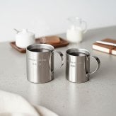 名入れ ステンレスマグ ダブル S L 二重構造 ステンレス 名入れカップ ラッピング ギフトバッグ プレゼント キャンプ アウトドア グランピング 父の日 誕生日
