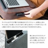 テーブルクッション マウストレー付 サイドテーブル プラコ テレワーク 在宅勤務 膝上テーブル CN-80T ひざ上テーブル クッション付テーブル ラップトップテーブル 持ち運びテーブル テーブル ナイトテーブル ミニ
