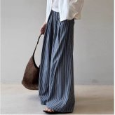 ワイドパンツ レディース 涼しい 通販 パンツ フレアパンツ ガウチョパンツ シフォンパンツ ロングパンツ ゆったり 大きいサイズ ストライプ ボトムス リラックスパンツ 夏 春 秋 女性 大人 きれいめ おしゃれ かわいい レディースファッション