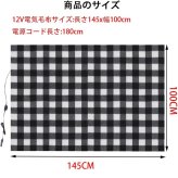 車内用 電気ブランケット 12V 対応 2カラー 車内暖房 電気毛布 両面温暖構造 ひざ掛け 旅行 冬 夜間 寒冷地 北国 トラック 運送業 後部座席 ベンチシート 助手席 運転席 新発売 新商品