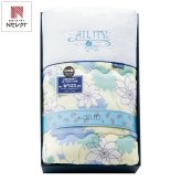 アイリティ 抗菌防臭わた入 肌掛布団 ブルー 詰物0.6kg ギフト ふとん 日本製 肌掛けふとん 掛け布団 寝具【北海道・沖縄県・離島 配送不可】