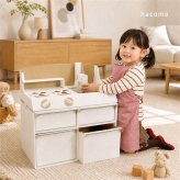 hacomo ダンボールシステムキッチン[おままごとキッチン ダンボールままごと ダンボール 段ボールキッチン ままごと ハコモ らくがき 落書き できる 段ボール おもちゃ 知育玩具 3歳 誕生日 プレゼント]