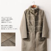 ミンク ＆ カシミヤ 混 ウール コート 一枚仕立て/Aライン/レディース 毛皮 ミンクコート ファーコート カシミヤコート アウター 秋 冬 30代 40代 50代 ギフト プレゼント 7F (01000588r)