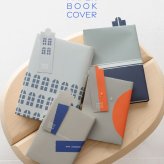 ペーパーブックカバー Paper Bookcover 文庫 四六 新書 	 水にも、手汗にも強い、紙派の味方 ペーパーブックカバー ブックカバー 文庫本 新書本 四六判 紙 おしゃれ シンプル メモリ付 しおり付き スリップ型しおり 2枚セット ブックストア 読書 本好き  水に強い dk-pb332