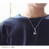 ハワイアンジュエリー フィッシュフック モアナ 誕生石入れ可 ペンダントトップ スクロールシンプル シルバー925 ネックレス チェーン別売 ペンダントヘッド メール便 メンズ レディース 誕生日 プレゼント ハロウィン 【品番：SP2724】