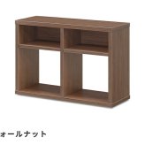 本棚 オープンワゴン 棚 シェルフ toNdo トンド ウォールナット/ナチュラル 木製 キャスター付き 収納 ワゴン 下収納 整理 コンパクト 省スペース 机下収納 北欧 おしゃれ 外側から見えない隠しキャスター付きで 下部の棚には 日本製 書棚 新生活