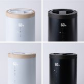 スチーム加湿器 ポット型 加熱式 4L 大容量 上部給水 加湿器 最大19畳 パワフル 750mL/h 清潔 あったかスチーム 省エネ eco タイマー チャイルドロック 湿度設定 お手入れ簡単 リビング 寝室 オフィス 乾燥対策 おしゃれ 北欧 冬物家電 ギフト THREEUP スリーアップ