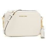 マイケルコース 斜め掛け ショルダーバッグ レディース ブランド MICHAEL KORS JET SET  レザー 32F7GGNM8L ホワイト