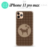 iPhone11ProMax iPhone11pro max スマホケース ハードケース 犬 柴犬 茶 メンズ レディース nk-i11pm-821
