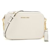 マイケルコース 斜め掛け ショルダーバッグ レディース ブランド MICHAEL KORS JET SET  レザー 32F7GGNM8L ホワイト