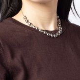 アミ パリス AMI PARIS METAL HEART CHOKER メタル ハート チョーカー UJW982.362 ネックレス レディース アクセサリー シルバー