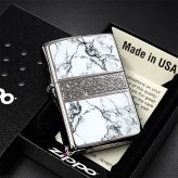 ZIPPO おしゃれ ライター アラベスク＆大理石 ジッポ Arabesque Marble 両面加工 彫刻 シルバー ホワイト かっこいい メンズ ギフト プレゼントッポ ライター かっこいい 5面加工 エッチング彫刻 金赤 金タンク メンズ プレゼント ギフト