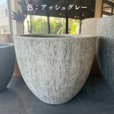 鉢カバー おしゃれ 大型 20号 17号 13号 丸 ラウンド 卵型 セメント 木目調 KONTON ケートス ベアルート ファイバーセメント 軽量 底穴なし 屋内 室内 S M L XL アイボリー ダークグレー 観葉植物 シンボルツリー 北欧 モダン ナチュラル インテリア