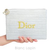 【ノベルティ】 クリスチャンディオール Dior ホワイトメッシュポーチ