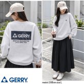 【予約】GERRY ジェリー スウェット トレーナー レディース メンズ gea-m0032 裏起毛 バックプリント 長袖 刺繍 クルーネック 防寒 ビッグシルエット オーバーサイズ アメカジ アウトドア ストリート カジュアル M L LL 2026FW  別注