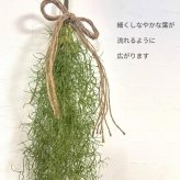 【送料無料】 飾るだけでお洒落な空間に【造花・光触媒】光触媒がお部屋の気になる臭いを脱臭 フェイクグリーンで癒しの空間　 造花 観葉植物  スパニッシュモス壁掛け 光触媒でニオイを分解！