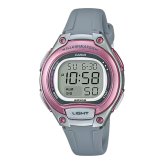 カシオ 腕時計 レディース キッズ 子供 グレー ピンク シルバー デジタル 海外モデル 逆輸入 10年電池 50m防水 LEDライト 小さめ 軽量 女の子 学生 入学祝い 誕生日 プレゼント ギフト CASIO 収納ケース付き 成人 卒業 入学