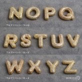 ステンレス イニシャルネックレス 大ぶり ゴールド パヴェ レディース ペンダント 英文字 AからZ 全26タイプ ストーン ぷっくり モチーフ チェーン ビーズ 華やか 上品 大人可愛い カジュアル アクセサリー 金属アレルギー対応
