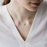 【無料ラッピング】  ヨンドシー 4℃ EAU DOUCE4℃ K10 ホワイトゴールド ネックレス ダイヤモンド レディース ブランド 正規品 新品 ギフト プレゼント 人気 おすすめ 誕生日 記念日 クリスマス 送料無料
