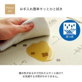 キッチンマット PVC使用 お手入れ簡単 拭ける お掃除ロボ対応 すべりにくい 薄手 耐圧分散 北欧風 約45×240cm 新生活