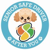 カーサイン 高齢者マーク SENIOR SAFE DRIVER チワプー ステッカー シール 直径13cm 肉球 日本製 車