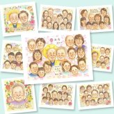 似顔絵 プレゼント 米寿 手描き 名入れ 贈り物 ギフト 米寿 88歳 長寿祝い 誕生日 長寿 大人数 お母さん 両親 お父さん 家族 下書き確認 名入れ 修正無料 一生もの サプライズ 喜ばれる 親孝行 長寿 88歳 思い出 同窓会 メモリアル 色紙 贈答品 快気祝い 結婚祝い 卒寿祝い 感動 大量注文 オリジナル カラフル バレンタインデー キレイ 応援