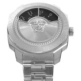 ヴェルサーチェ 腕時計 メンズ レディース ブラック シルバー 38mm VERSACE DYLOS ディロス スイス製 ユニセックス メンズ腕時計 高級 ブランド おしゃれ プレゼント ギフト 成人 卒業 入学