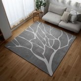 ラグ カーペット ウレタン入り ウレタン 190×240 3帖 3畳 レトロ 北欧 手洗いOK お洒落 北欧柄 ナチュラル 滑り止め 折りたたみ おしゃれ ホット 対応 床暖房対応 コンパクト収納 モダン グレー