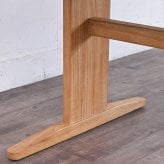 ダイニング家具 ダイニングテーブル 140cm ロータイプ テーブル単品 木製 チーク 無垢材 シンプル おしゃれ 北欧 ナチュラル インテリア テイスト 家具 レストラン カフェ