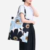 マリメッコ marimekko トートバッグ ピエ二 ウニッコ ブルーベリー ホワイト コールドブルー 76025 076025 145 北欧雑貨 北欧デザイン 送別会 誕生日 お中元 結婚祝い 結婚式 高級 父の日 母の日【スペシャルラッピング660円(別売り)】 ホワイトデー ネコポス