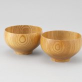 器の木　プレミアム夫婦汁椀（クリア） インテリア 漆器 盆 カタログギフト 景品 粗品