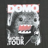 どーもくん WORLD TOUR Tシャツ(L) ブラック アパレル NHK