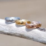 ハワイアンジュエリー ピアス 太め 片耳 両耳 レディース メンズ サージカルステンレス 金属アレルギー対応 つけっぱなし シルバー ゴールド ピンクゴールド プレゼント ギフト