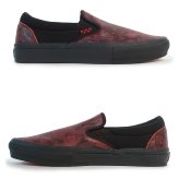 【並行輸入品】バンズ VANS スニーカー メンズ  靴 スケート スリッポン SAW レッド/ブラック VN0A5FCAY25 SKATE SLIP-ON SAW RED/BLACK
