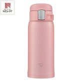 象印 ステンレスマグ ワンタッチ 360ml ピンク マグボトル 広口 ワンタッチオープン 保温保冷 食洗機対応【北海道・沖縄県・離島 配送不可】